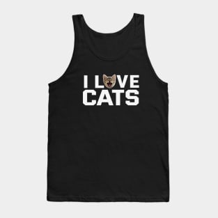 I LOVE CATS V.1 Tank Top